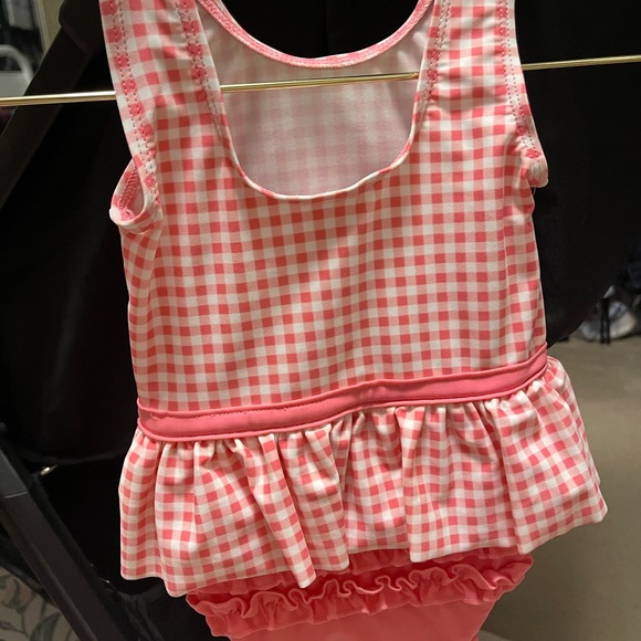 Rufflebutts Gingham Bow Swimsuit - Picture 3 of 3